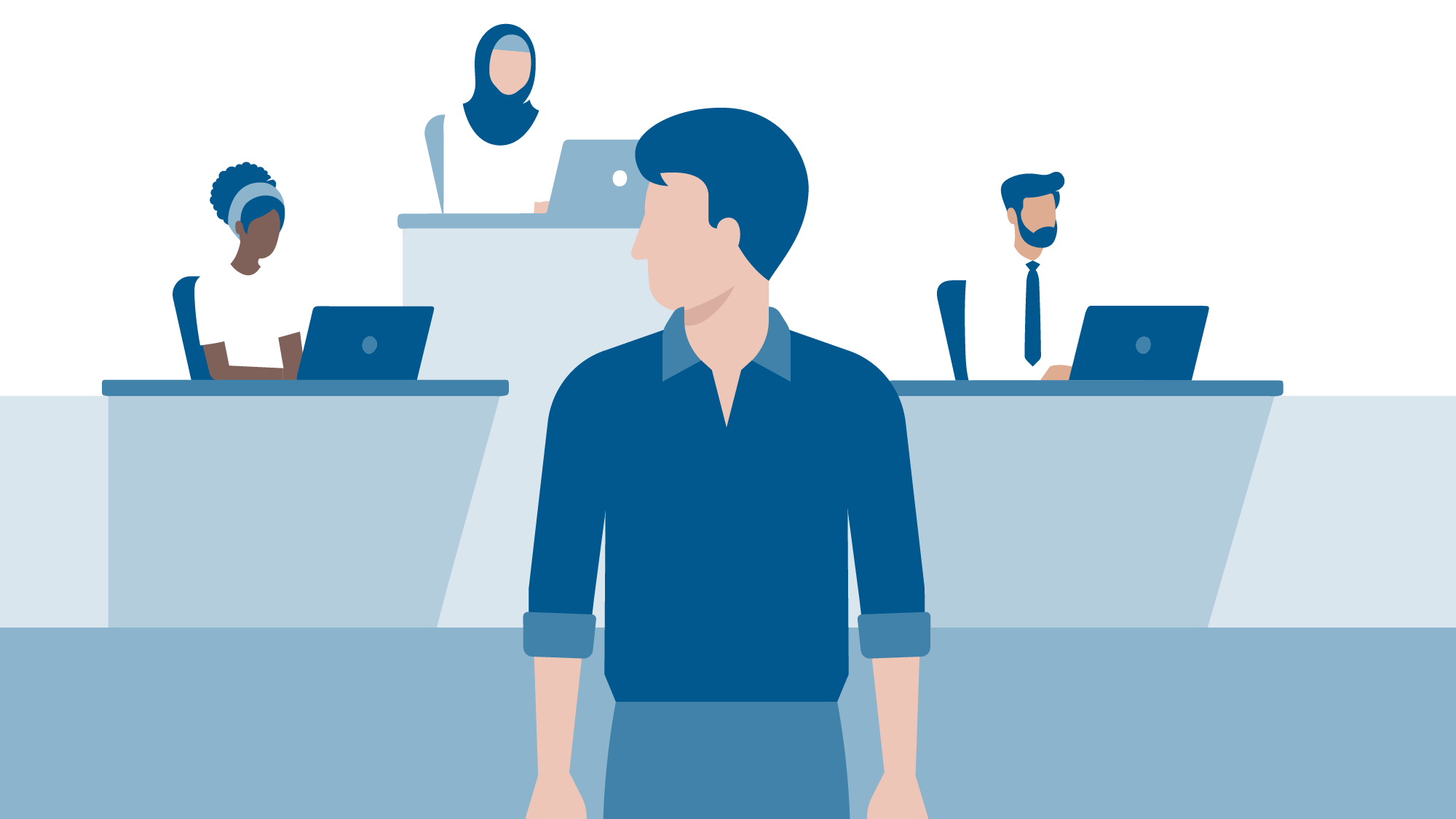 Een visual voor bij het online magazine van Samen scherp