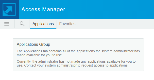 Een screenshot waarop een scherm van de access manager te zien is